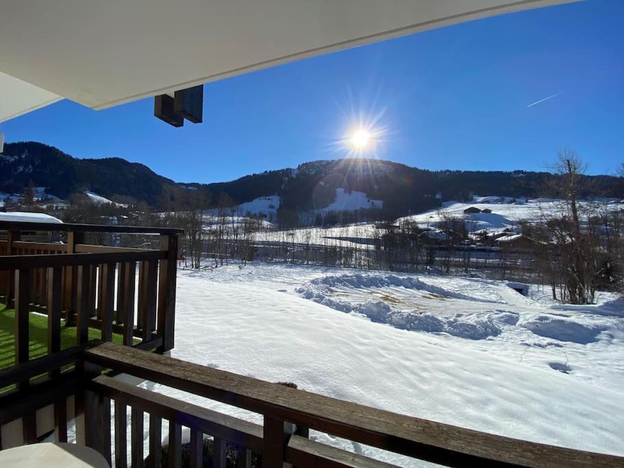 Studio Face Aux Pistes Praz-sur-Arly Buitenkant foto